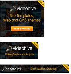 Example VideoHive referral banners